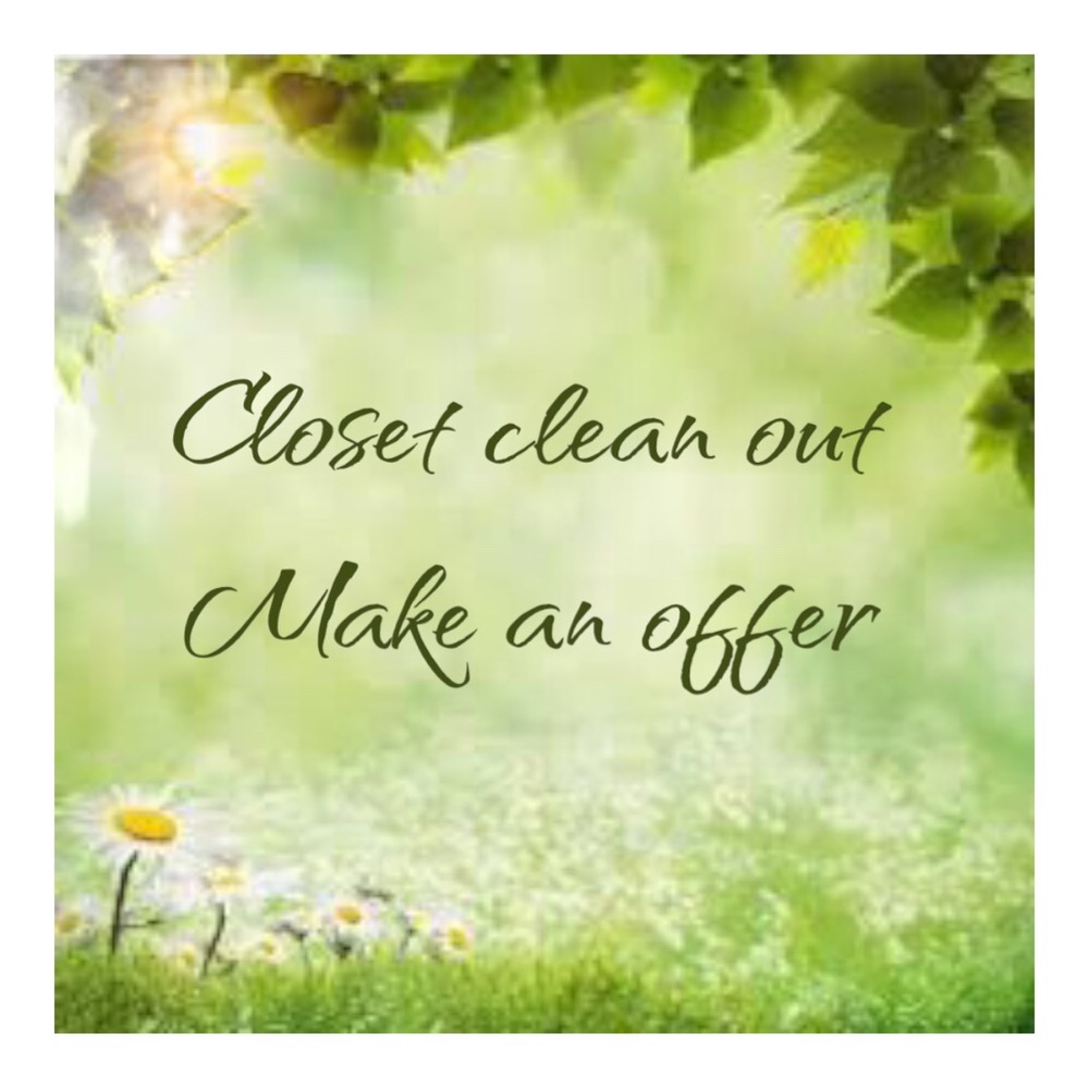 Closet clean out, make an offer